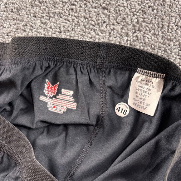 DriFire Comfortable Wear Long John Thermal Mens L Black Work Wear - Picture 2 of 6